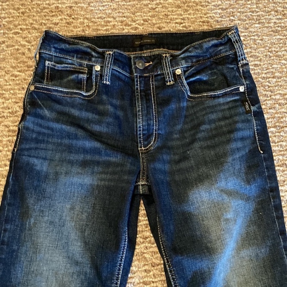 NWOT Mens Zac Silver jeans